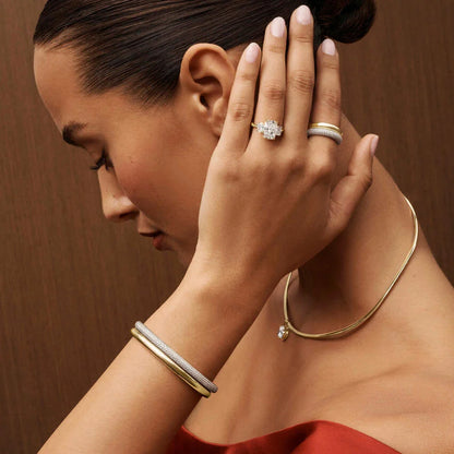 Lab Diamond Tube Bangle Bracelet (2 3/8 ct. tw.) in 14K Yellow Gold