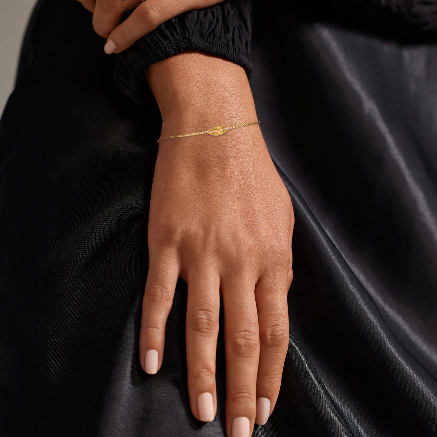 Jane Goodall Leaf Lab Diamond Bracelet in 14K Yellow Gold