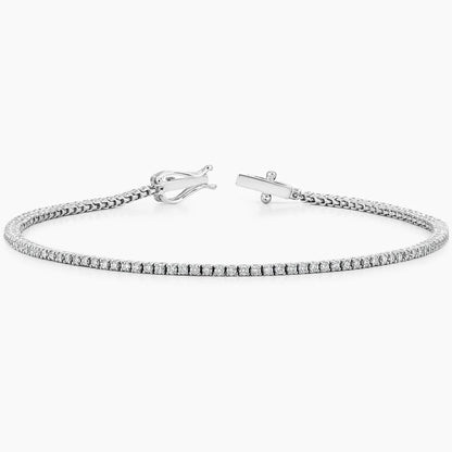 7 in. Certified Lab Diamond Tennis Bracelet (1 ct. tw.) in Platinum
