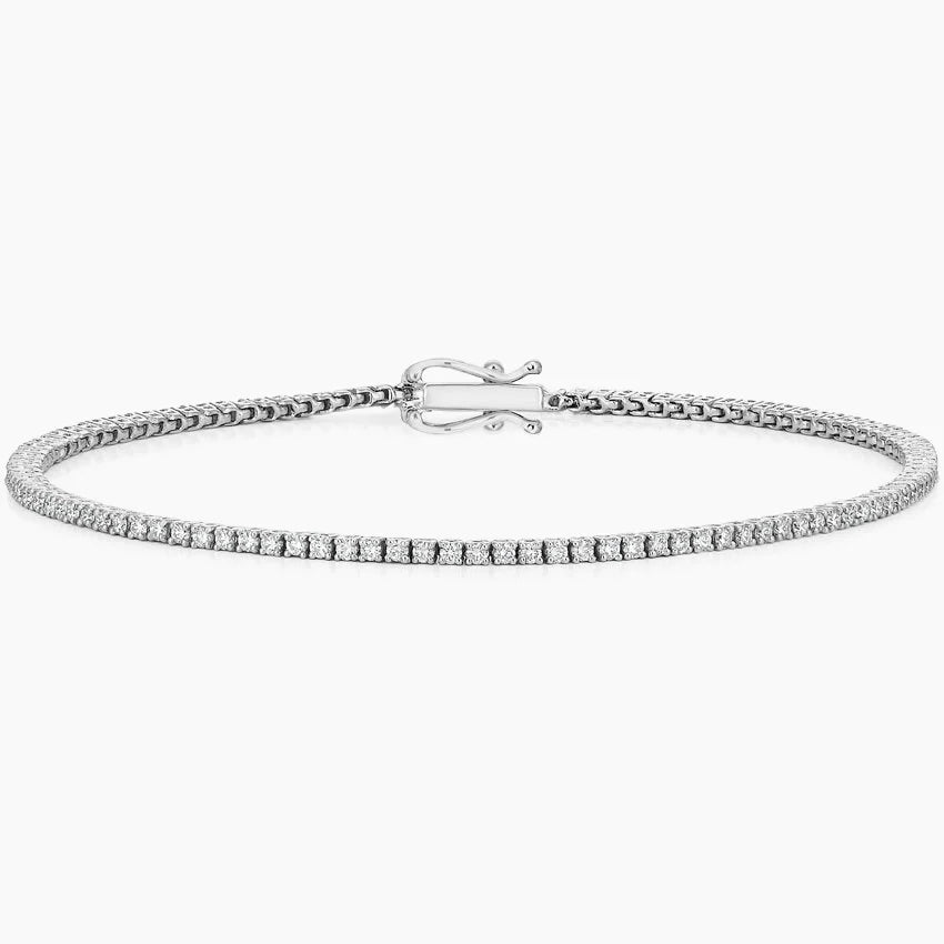 7 in. Certified Lab Diamond Tennis Bracelet (1 ct. tw.) in Platinum
