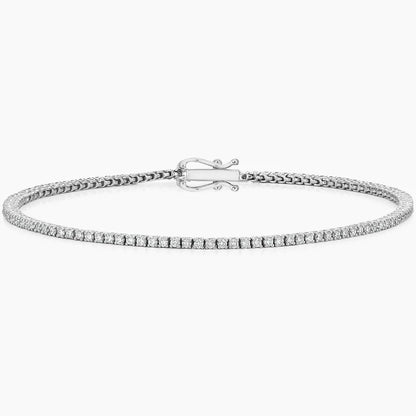 7 in. Certified Lab Diamond Tennis Bracelet (1 ct. tw.) in Platinum