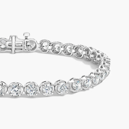 7 in. Certified Lab Diamond Tennis Bracelet (7 ct. tw.) in Platinum