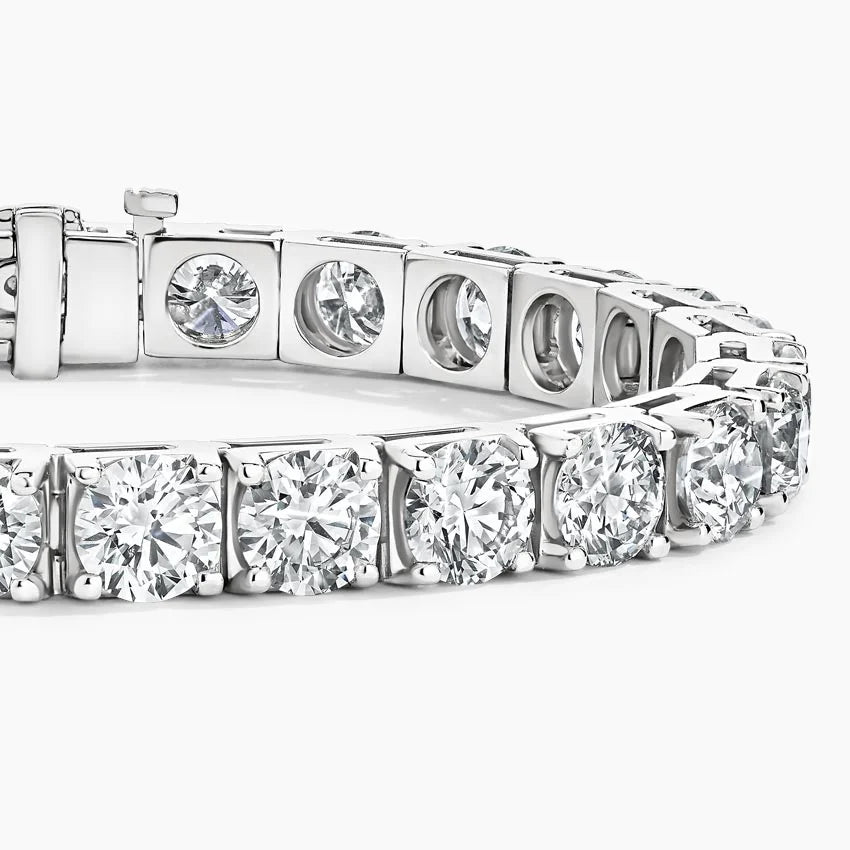 7 in. Lab Diamond Tennis Bracelet (27 ct. tw.) in 14K White Gold