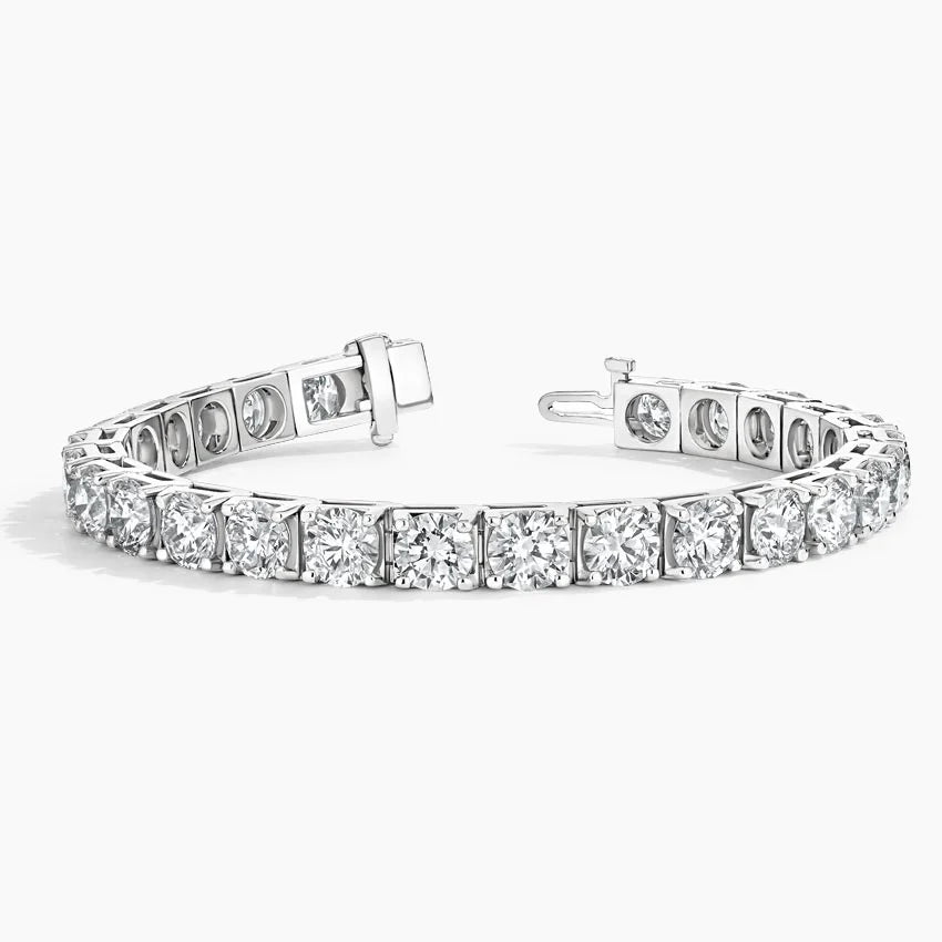 7 in. Lab Diamond Tennis Bracelet (27 ct. tw.) in 14K White Gold