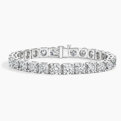 7 in. Lab Diamond Tennis Bracelet (27 ct. tw.) in 14K White Gold