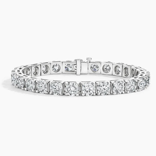7 in. Lab Diamond Tennis Bracelet (27 ct. tw.) in 14K White Gold