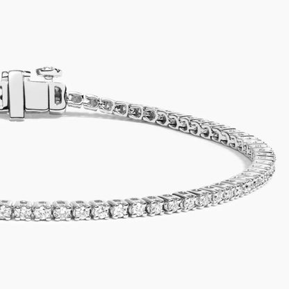 7 in. Lab Diamond Line Tennis Bracelet (1 ct. tw.) in 18K White Gold