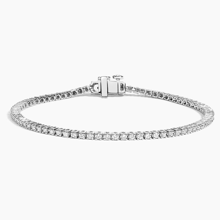 6.5 in. Lab Diamond Line Tennis Bracelet (1 ct. tw.) in 18K White Gold
