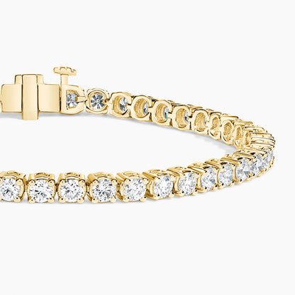 7 in. Lab Diamond Line Tennis Bracelet (4 ct. tw.) in 18K Yellow Gold
