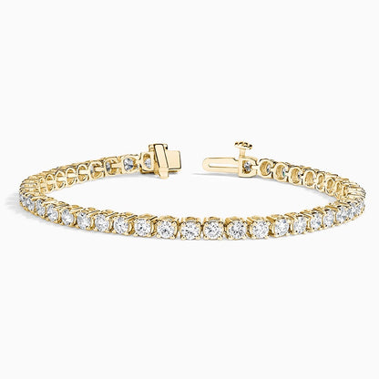 7 in. Lab Diamond Line Tennis Bracelet (4 ct. tw.) in 18K Yellow Gold