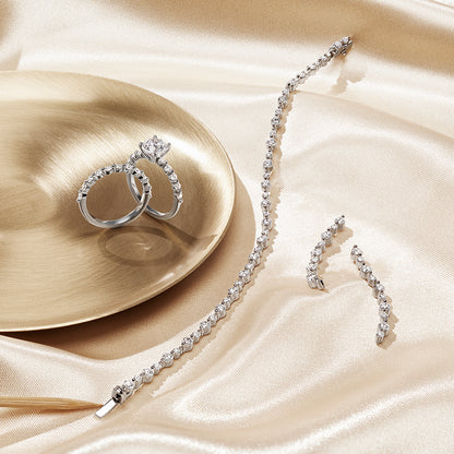 Marseille Lab Diamond Tennis Bracelet (2 3/4 ct. tw.) in 18K White Gold