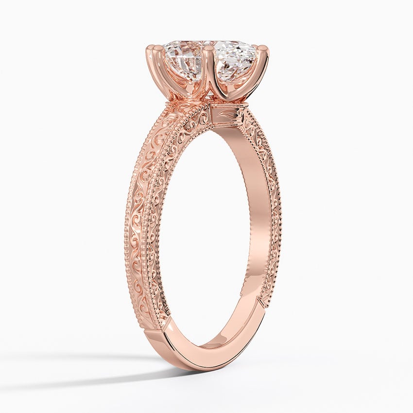 Hudson Engraved Ring in 18K Yellow Gold