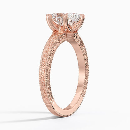Hudson Engraved Ring in 18K Yellow Gold