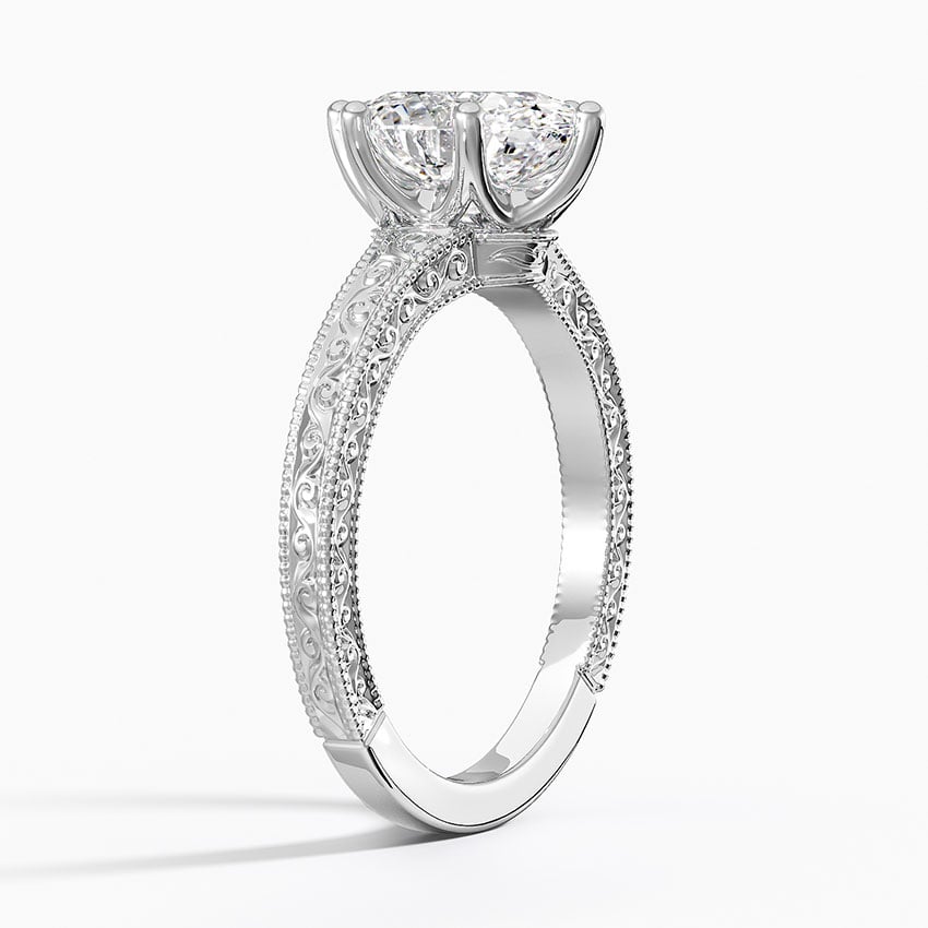 Hudson Engraved Ring in 18K Yellow Gold