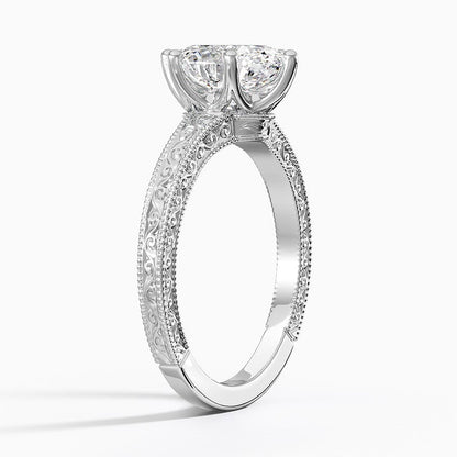 Hudson Engraved Ring in 18K Yellow Gold