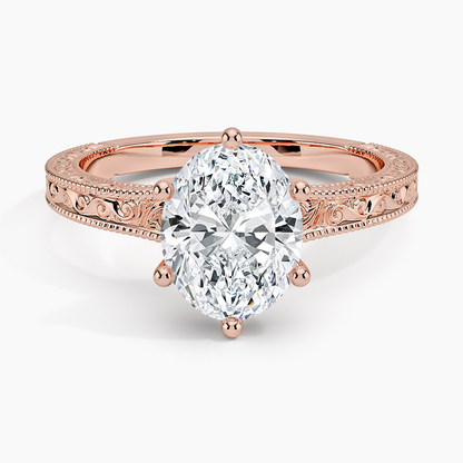 Hudson Engraved Ring in 18K Yellow Gold