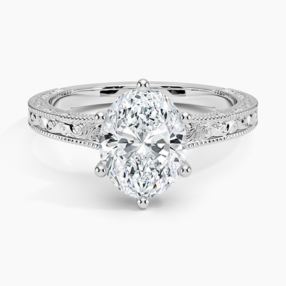 Hudson Engraved Ring in 18K Yellow Gold
