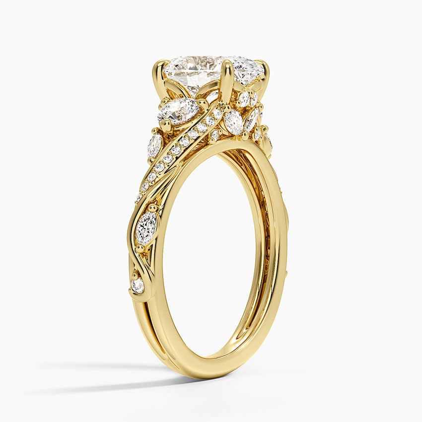 Begonia Vine Three Stone Diamond Ring (2/3 ct. tw.)