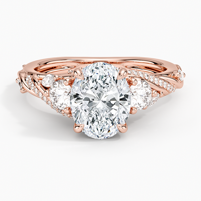 Begonia Vine Three Stone Diamond Ring (2/3 ct. tw.)