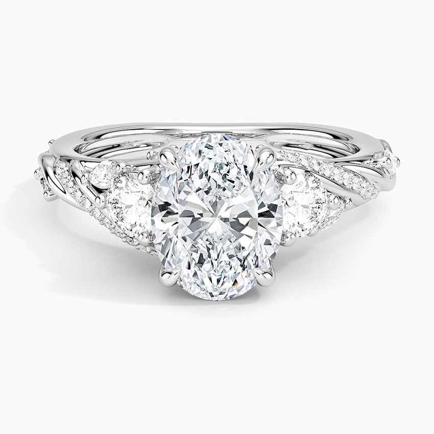 Begonia Vine Three Stone Diamond Ring (2/3 ct. tw.)