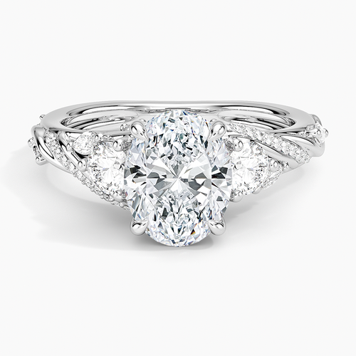 Begonia Vine Three Stone Diamond Ring (2/3 ct. tw.)