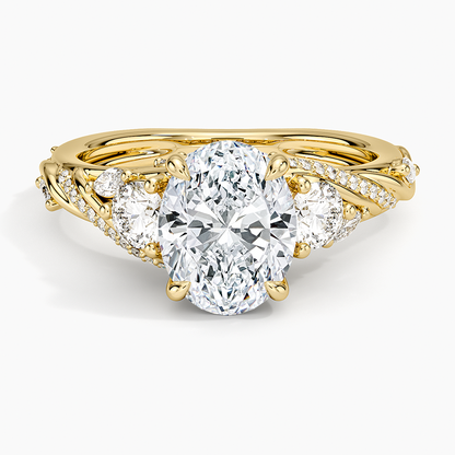 Begonia Vine Three Stone Diamond Ring (2/3 ct. tw.)