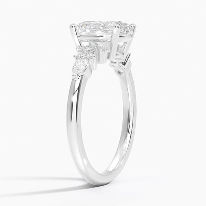 Rosette Diamond Ring