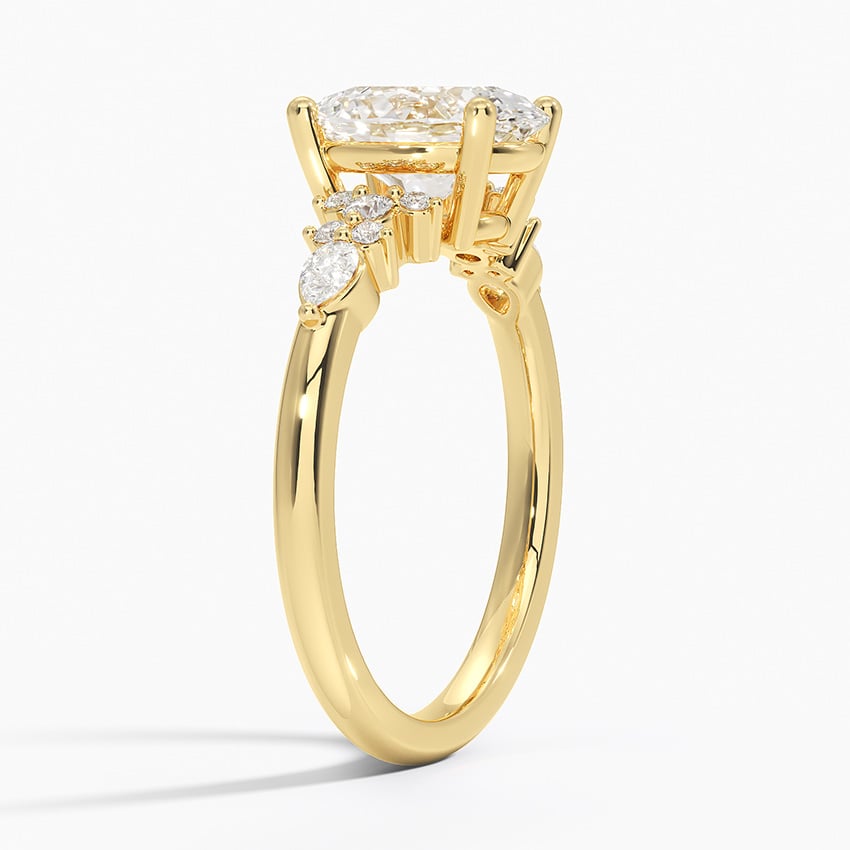 Rosette Diamond Ring