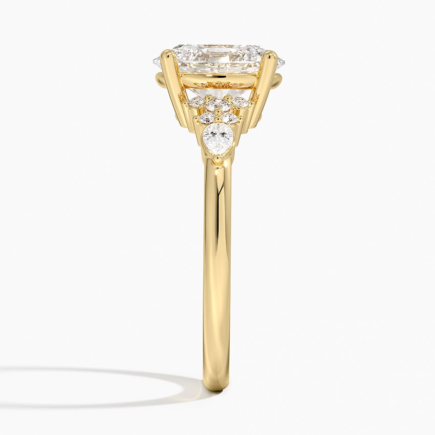 Rosette Diamond Ring