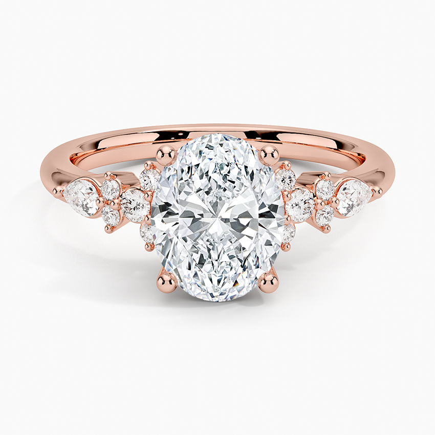 Rosette Diamond Ring