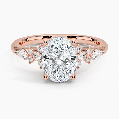 Rosette Diamond Ring