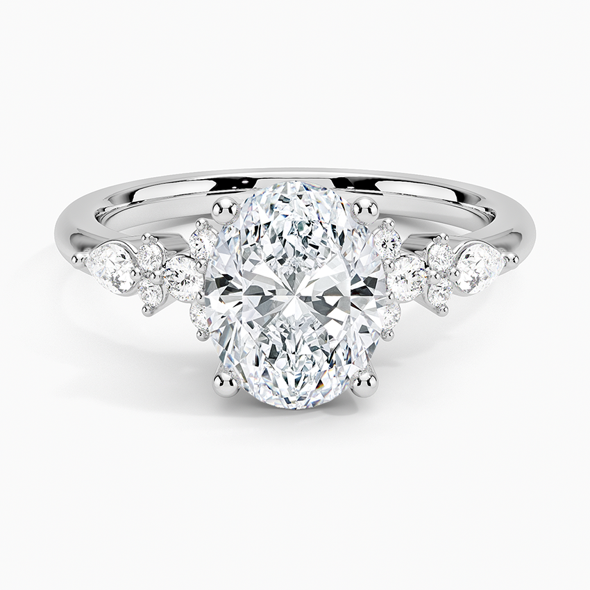 Rosette Diamond Ring