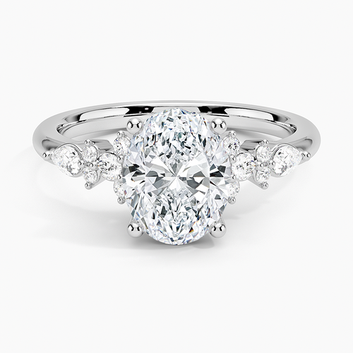 Rosette Diamond Ring