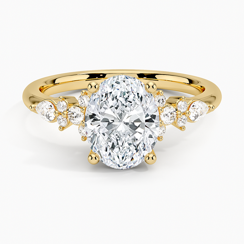 Rosette Diamond Ring