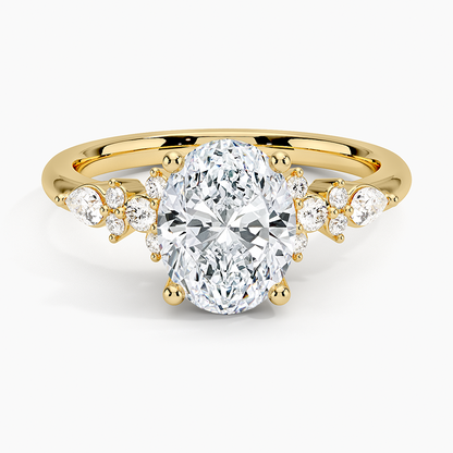 Rosette Diamond Ring