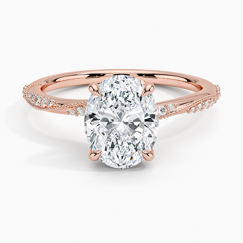 Camellia Hidden Accent 1.5mm Diamond Ring