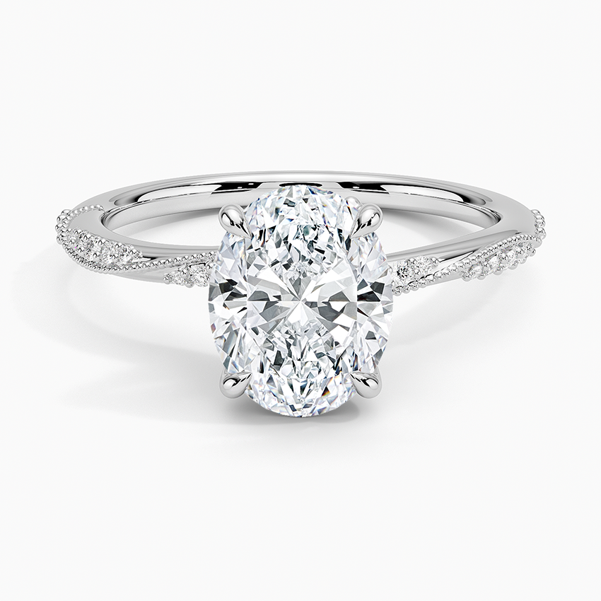 Camellia Hidden Accent 1.5mm Diamond Ring