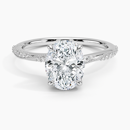 Camellia Hidden Accent 1.5mm Diamond Ring