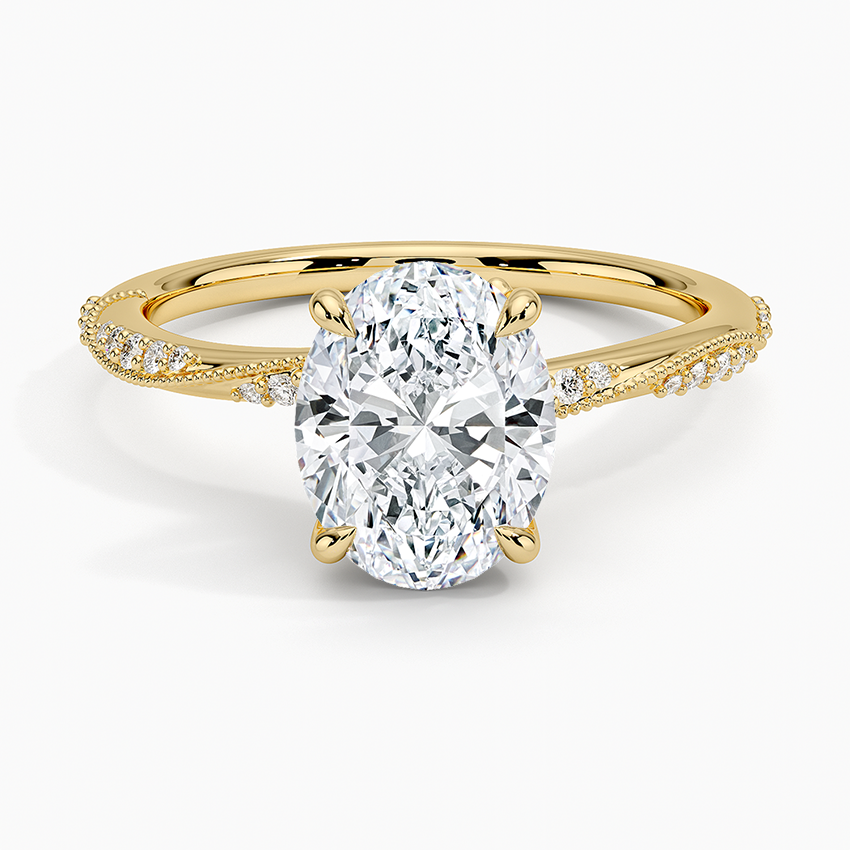 Camellia Hidden Accent 1.5mm Diamond Ring