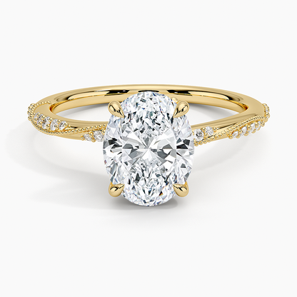 Camellia Hidden Accent 1.5mm Diamond Ring
