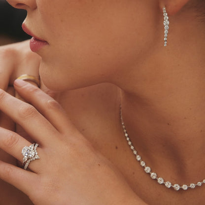 Luxe Lunette Lab Diamond Ring (1/2 ct. tw.) in 18K White Gold