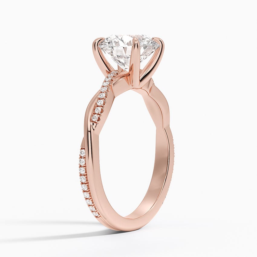 Petite Twisted Vine Diamond Ring (1/8 ct. tw.)