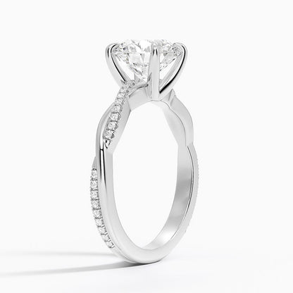 Petite Twisted Vine Diamond Ring (1/8 ct. tw.)