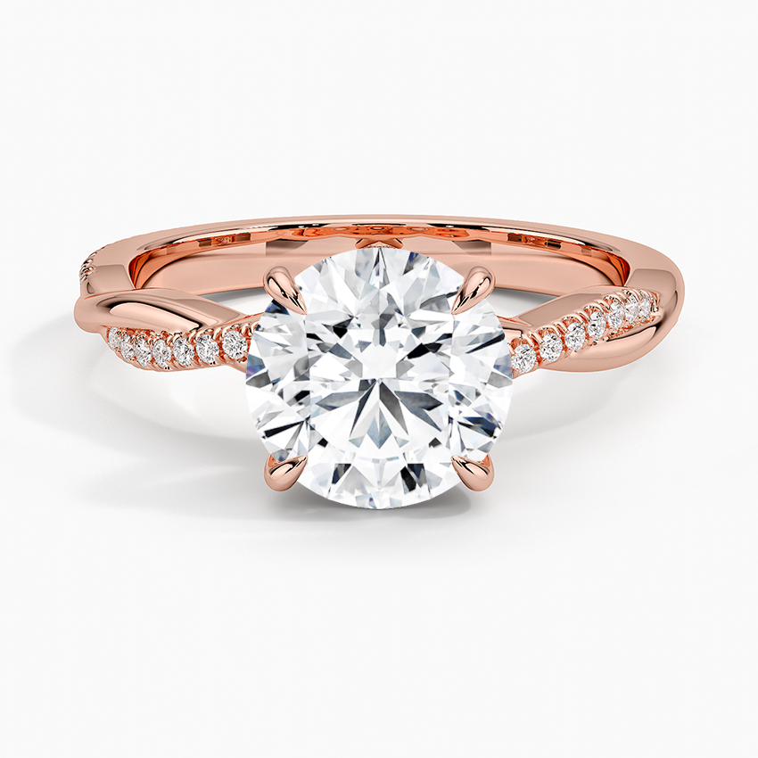 Petite Twisted Vine Diamond Ring (1/8 ct. tw.)