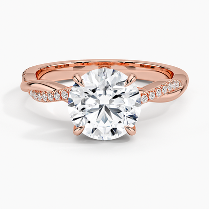 Petite Twisted Vine Diamond Ring (1/8 ct. tw.)
