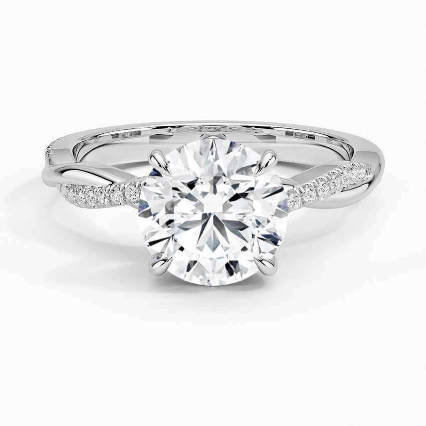Petite Twisted Vine Diamond Ring (1/8 ct. tw.)
