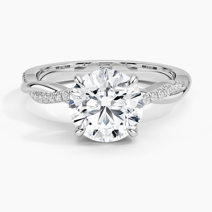 Petite Twisted Vine Diamond Ring (1/8 ct. tw.)