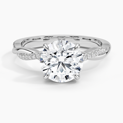 Petite Twisted Vine Diamond Ring (1/8 ct. tw.)