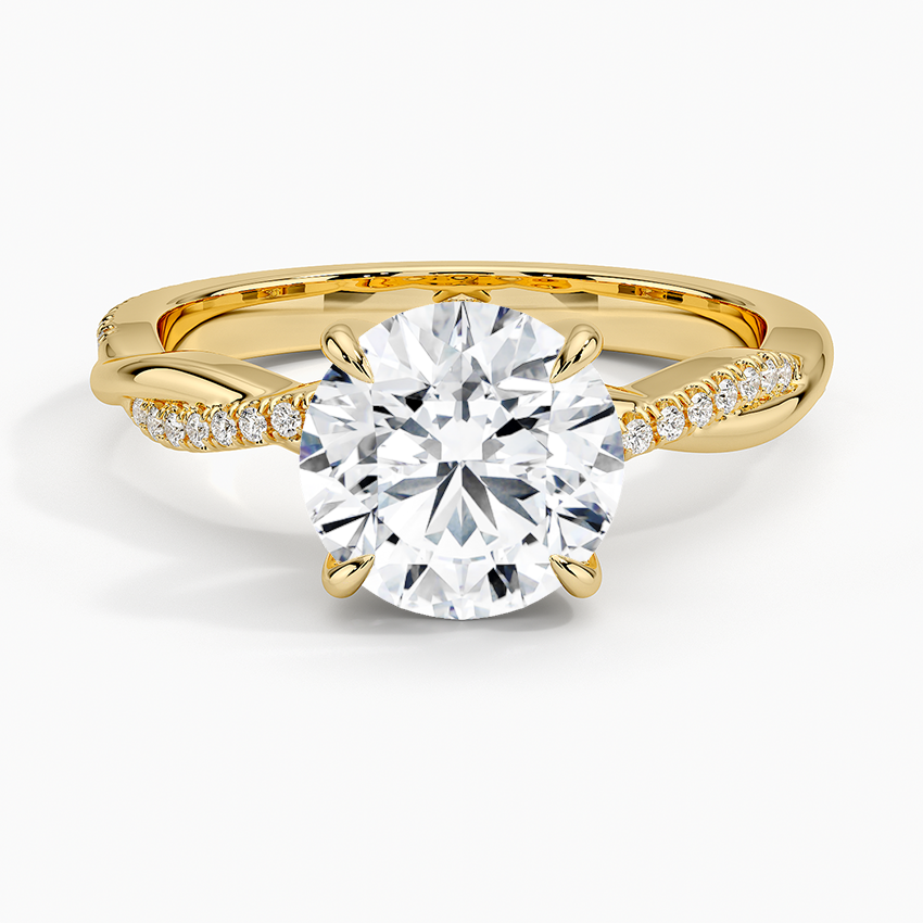 Petite Twisted Vine Diamond Ring (1/8 ct. tw.)
