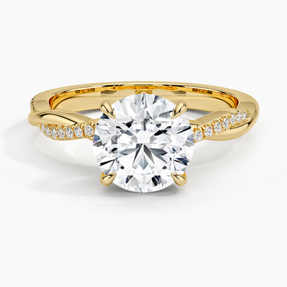 Petite Twisted Vine Diamond Ring (1/8 ct. tw.)